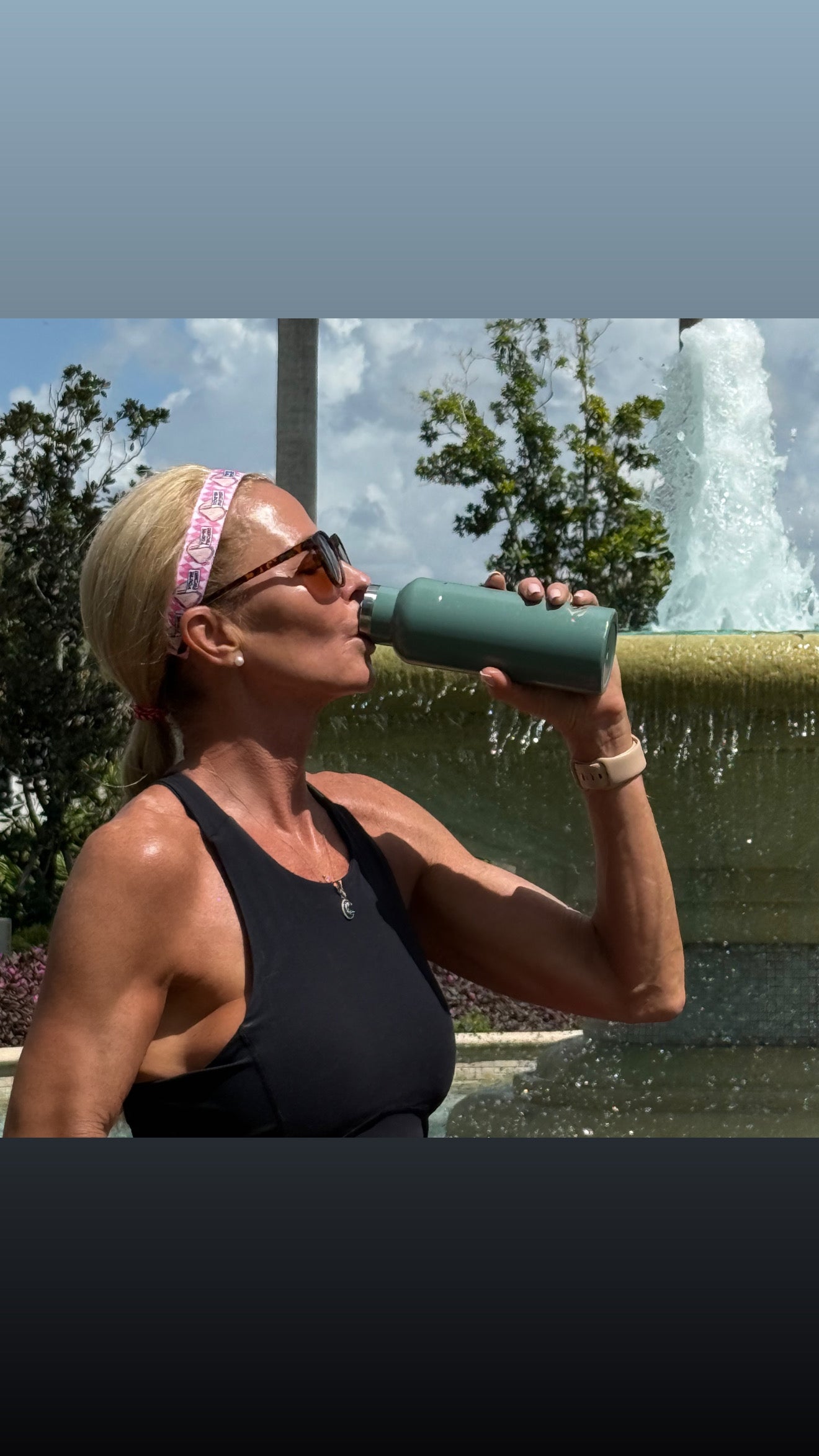 You're Fucked | Pink, Tan, White | 1 Inch Sweaty Bands Non Slip Headband