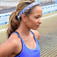 2 Pack | Fiesta Blue, Rock Solid Navy | 1 Inch Sweaty Bands Non Slip Headband