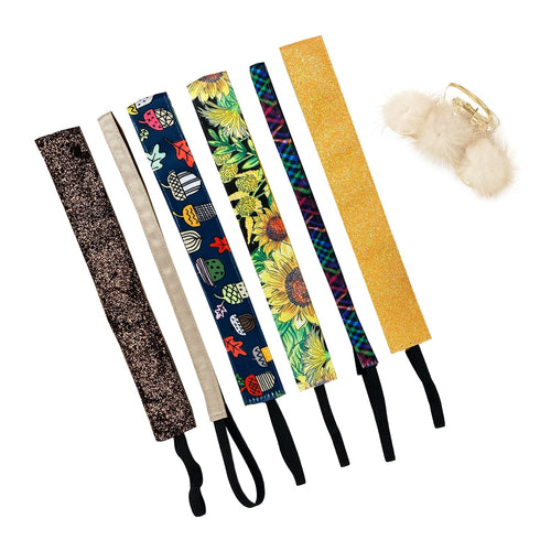 6 Pack | November 2022 Sweaty Bands Non Slip Headband