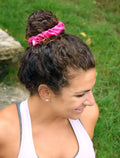 6 Pack | Scrunchies | Black, Red, Electric Blue, Magenta, Light Blue, Bronze Sweaty Bands