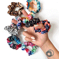 Mini Scrunchie | Rainbow Swirl