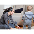 Afterglow | Black | 1.5 Inch Sweaty Bands Non Slip Headband
