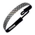 Amaze Yourself | Black, Tan | 5/8 Inch Sweaty Bands Non Slip Headband