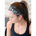 Animal | Dog Days | Black, Multi | 1 Inch Sweaty Bands Non Slip Headband