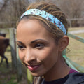 Animal | No Llama Drama | Blue | 1 Inch Sweaty Bands Non Slip Headband