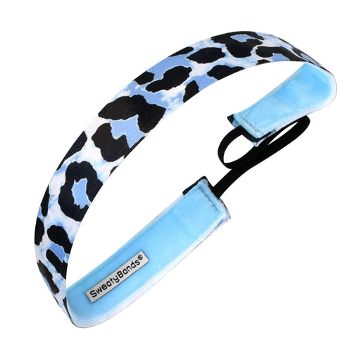 Animal | Speed of a Cheetah | Blue, Black | 1 Inch Sweaty Bands