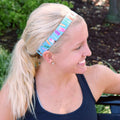 Anything is Popsicle | Blue, Multi | 1 Inch Sweaty Bands Non Slip Headband