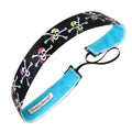 Bad to the Bone | Black, Multi | 1 Inch Sweaty Bands Non Slip Headband