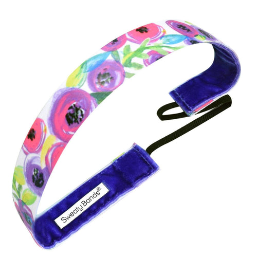 Best of the Bunch | Purple | 1 Inch Sweaty Bands Non Slip Headband