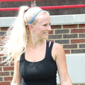 Bling | Bling is My Thing | Black, Blue | 5/8 Inch Sweaty Bands Non Slip Headband