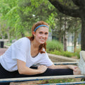 Bling | Bling is My Thing | Black, Blue | 5/8 Inch Sweaty Bands Non Slip Headband