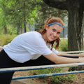 Bling | Bling is My Thing | Black, Blue | 5/8 Inch Sweaty Bands Non Slip Headband