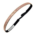 Bling | Brilliant Moves | Rose Gold | 3/8 Inch Sweaty Bands Non Slip Headband