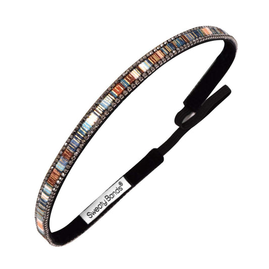 Bling | Classy and Sassy | Multi | 3/8 Inch Sweaty Bands Non Slip Headband