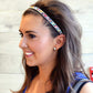 Bling | Glitzy Goddess | Multi | 5/8 Inch Sweaty Bands Non Slip Headband