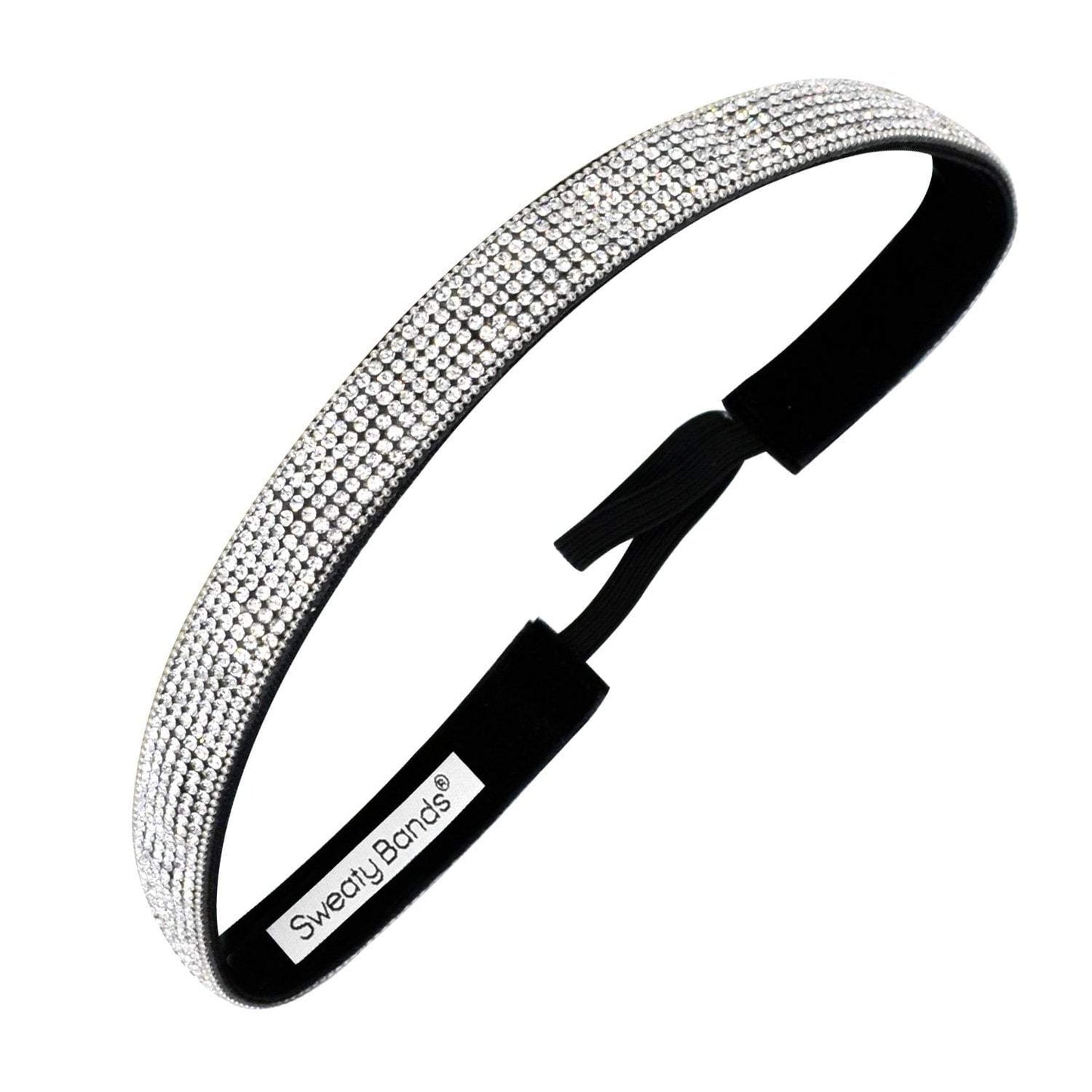 Bling It | Girl's Best Friend | Silver | 5/8 Inch Sweaty Bands