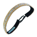 Bling | Jewel Junkie | Gold, Silver | 7/8 Inch Sweaty Bands Non Slip Headband