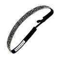 Bling | Shine On | Gunmetal | 5/8 Inch Sweaty Bands Non Slip Headband