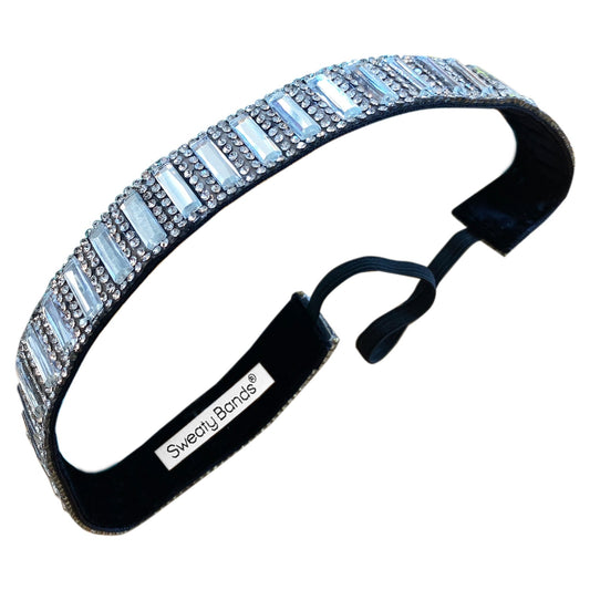 Bling | Silver Beauty | Silver | 7/8 Inch Sweaty Bands Non Slip Headband