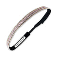 Bling | Think Pink | Pink, Silver | 5/8 Inch Sweaty Bands Non Slip Headband