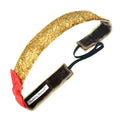 Bowtique | Viva Diva Gold, Red |  1 Inch Sweaty Bands Non Slip Headband