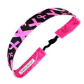 Breast Cancer Awareness | Black, Pink | 1 Inch Sweaty Bands