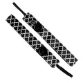 Buttons | Moroccan My World | Black | 1 Inch Sweaty Bands Non Slip Headband