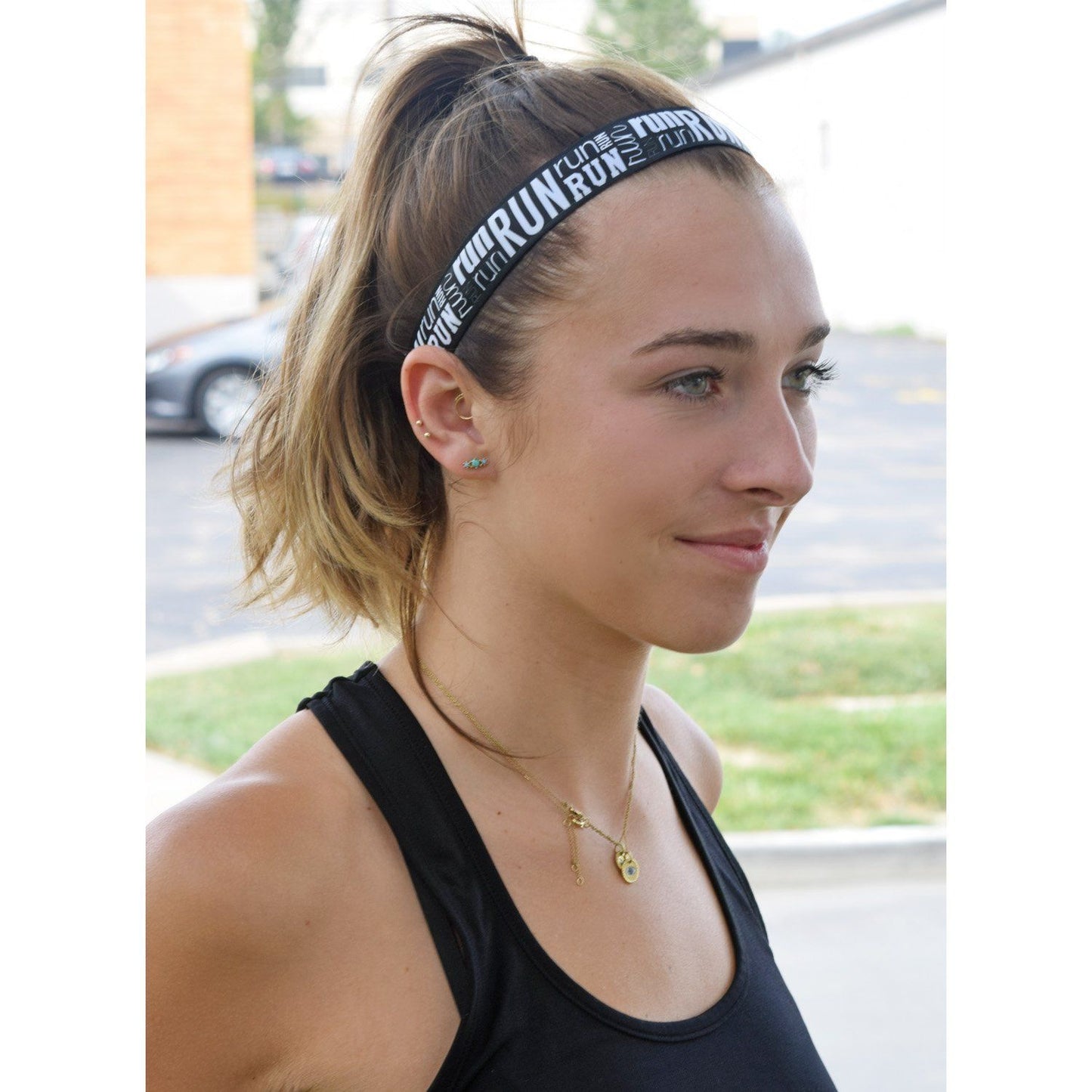 Cheaper Than Therapy | Black | 1 Inch Sweaty Bands Non Slip Headband