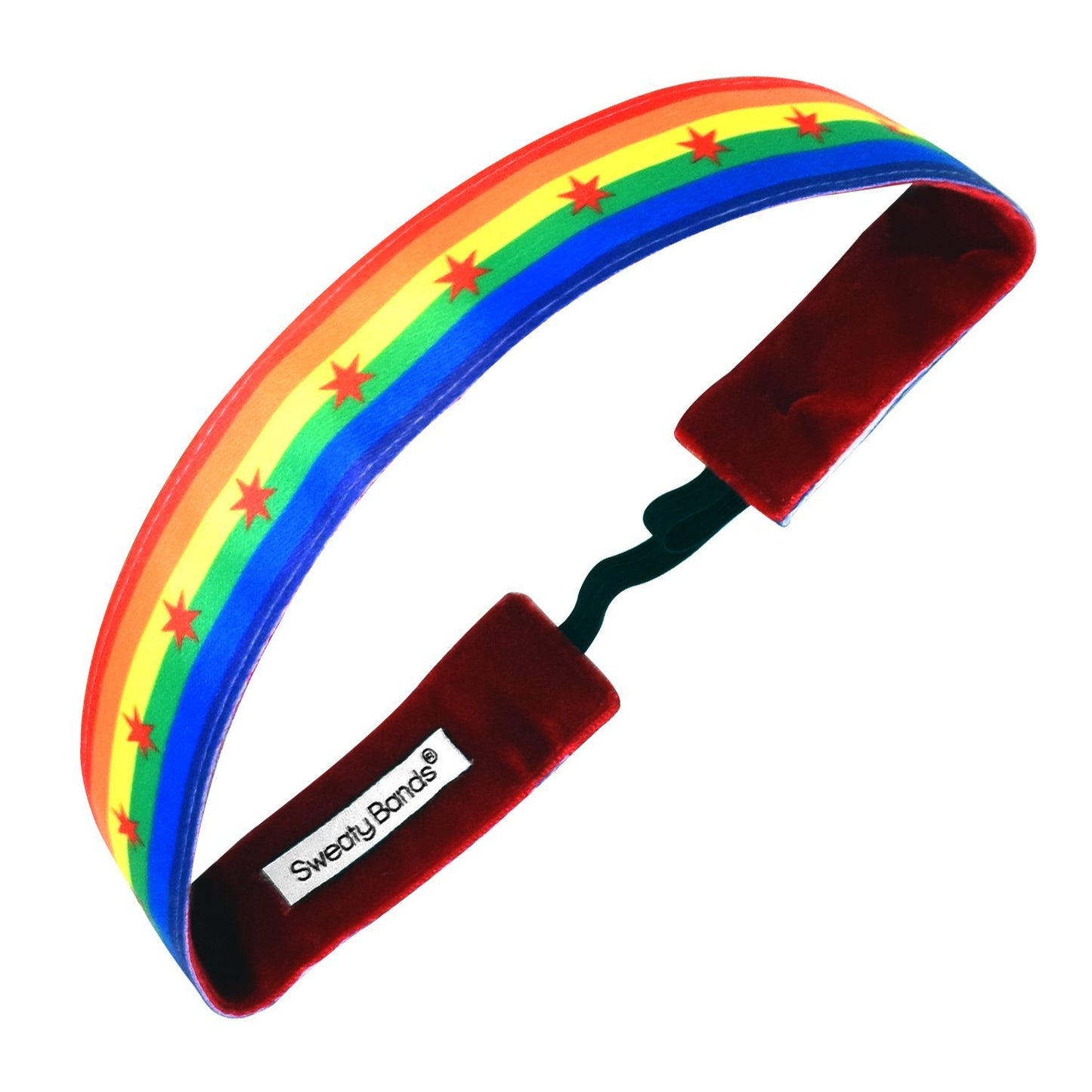 City Pride | Chicago Pride | Multi | 1 Inch Sweaty Bands Non Slip Headband