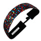 Confetti | Black, Multi | 1.5 Inch Sweaty Bands Non Slip Headband