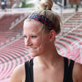 Confetti | Black, Multi | 1.5 Inch Sweaty Bands Non Slip Headband