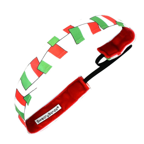 Country Pride | Italy Flags | Green, White, Red | 1 Inch Sweaty Bands