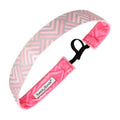 Deco Diamonds | Pink, Grey | 1 Inch Sweaty Bands Non Slip Headband