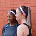 Deco Diamonds | Pink, Grey | 1 Inch Sweaty Bands Non Slip Headband