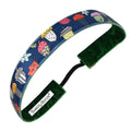 Deez Nuts | Navy | 1 Inch Sweaty Bands Non Slip Headband