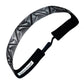 Delirium | Black, White, Grey | 1 Inch Sweaty Bands Non Slip Headband