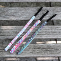 Don't Cross Me | White, Multi | 3/8 Inch Sweaty Bands Non Slip Headband