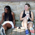 Don't Cross Me | White, Multi | 3/8 Inch Sweaty Bands Non Slip Headband