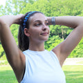 Everything Whale Be Alright | Blue, Black | 1 Inch Sweaty Bands Non Slip Headband