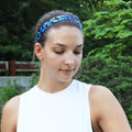 Everything Whale Be Alright | Blue, Black | 1 Inch Sweaty Bands Non Slip Headband