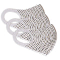 Face Mask | Bling Extra | 3 Pack | Light Grey, Silver Sweaty Bands Non Slip Headband