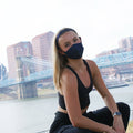 Face Mask | Bling Extra | SINGLE | Navy, Navy Sweaty Bands Non Slip Headband