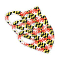 Face Mask |  Extra | 3 Pack | Maryland Flag Sweaty Bands Non Slip Headband