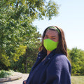 Face Mask | Extra | 3 Pack | Neon Green Sweaty Bands Non Slip Headband