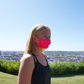 Face Mask | Extra | 3 Pack | Neon Pink Sweaty Bands Non Slip Headband