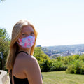 Face Mask | Extra | 3 Pack | Tie Dye | Pink, Blue Sweaty Bands Non Slip Headband