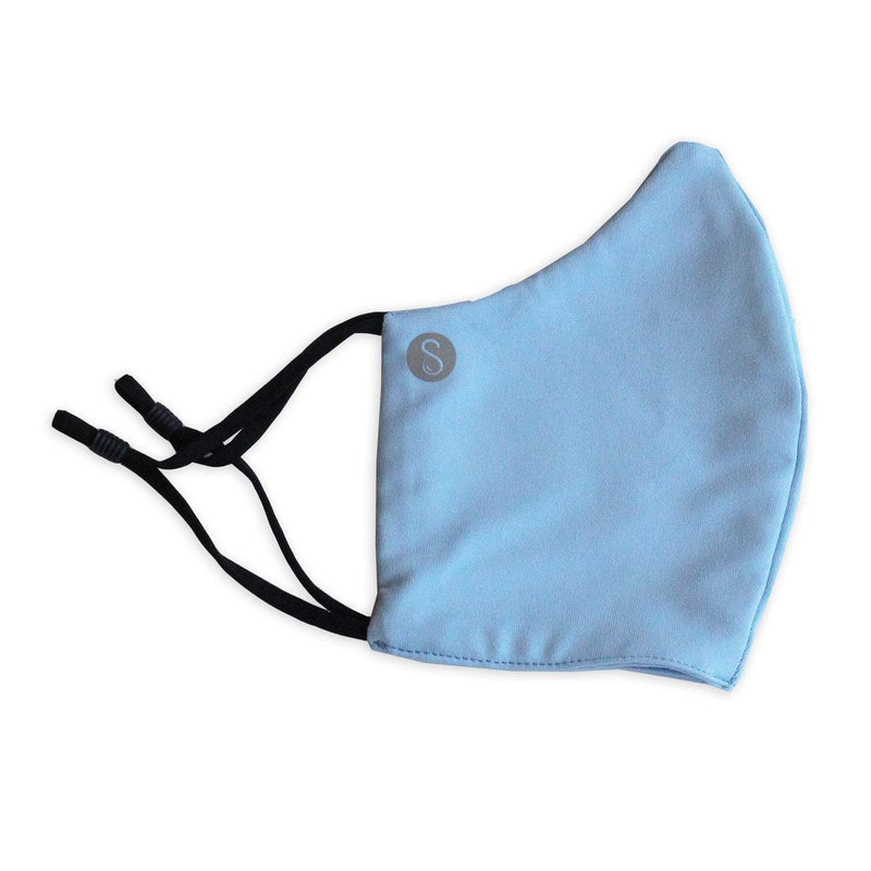 Face Mask | First | Baby Blue Sweaty Bands Non Slip Headband