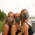 Face Mask | First | Heathered Grey Sweaty Bands Non Slip Headband
