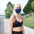 Face Mask | First | Navy Sweaty Bands Non Slip Headband