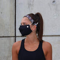 Face Mask |  Fresh | Black Sweaty Bands Non Slip Headband